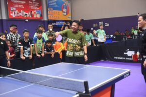 Herman Deru Buka Kejuaraan Tenis Meja Indonesia Pingpong League Youth Zona 1 Sumatera 2025