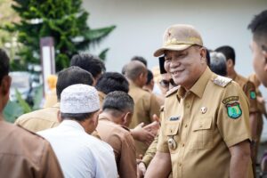 Bupati Muba Toha Pimpin Apel Pagi, Beri Pesan Ini ke ASN