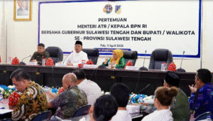 Menteri Nusron: Ada 1,1 Juta Hektare Tanah di Sulteng yang Siap Diberdayakan untuk Rakyat