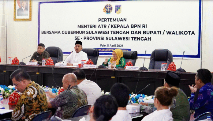 Menteri Nusron Ungkap Ada 1,1 Juta Hektare Tanah di Sulteng yang Bisa Diberdayakan untuk Kepentingan Masyarakat