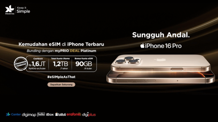 Beli iPhone 16 di XL Axiata, Langsung Dapat Kuota Setahun dan Cashback Jutaan!