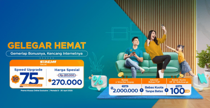 Bayar 9 Bulan, Pakai 12! XL SATU Hadirkan Promo Keluarga Paling Gokil