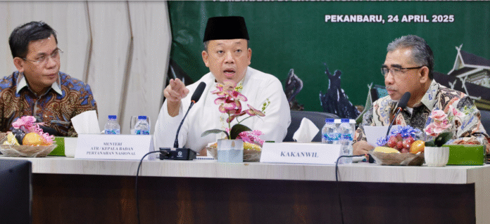 Bina Jajaran Kanwil BPN Provinsi Riau, Menteri Nusron Tegaskan agar Penyelesaian HGU dan Pemetaan Tanah Jadi Prioritas