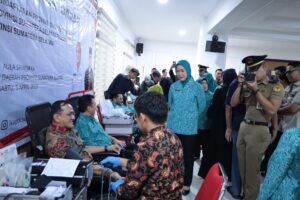 Feby Deru Harapkan Donor Darah Rutin Digelar Guna Penuhi Kebutuhan Stok Darah di Sumsel