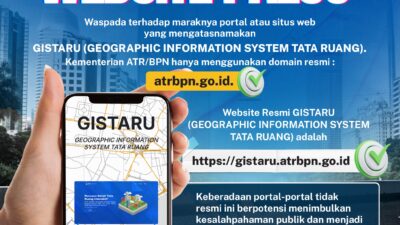 Warga Harus Teliti! Ada Website Palsu Mengatasnamakan Fitur Kementerian ATR/BPN