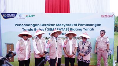 Selain Hindari Konflik, Menteri Nusron Wahid Nilai Pemasangan Patok Bisa Tandai Batas Tanah APL dengan Non-APL