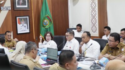 Kakanwil BPN Sumsel Hadiri Rakor Penyelesaian Lahan Mozaik 5 dan 6 Pelabuhan Palembang Baru di Tanjung Carat