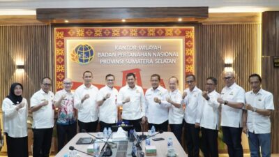 BPN Sumsel Terima Audiensi dari Kadin Sumsel