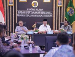 Beri Arahan ke Jajaran di Bangka Belitung, Menteri Nusron Wahid: Tugas Kita Memastikan Tanah Rakyat Aman