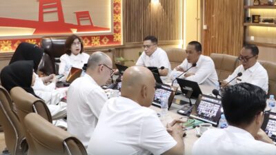 Kakanwil BPN Sumsel Hadiri Rapim Evaluasi Pelaksanaan Program Kementerian ATR/BPN