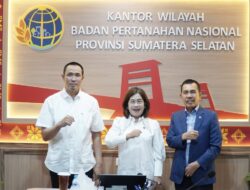 Kakanwil BPN Sumsel Terima Audiensi Anggota DPR RI Ishak Mekki