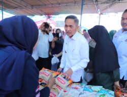 Warga Sambut Antusias, Pemkot Palembang dan HIPMI Gelar Pasar Murah di Griya Borang Indah