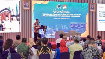 Kolaborasi ATR/BPN dengan KPK Tingkatkan Kualitas Layanan Pertanahan, Wamen Ossy Dermawan: Harus Jelas, Terukur, dan Bebas dari Penyimpangan