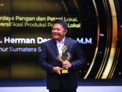 Gubernur Herman Deru Raih Penghargaan People of The Year 2025 Metro TV Kategori Pemberdaya Pangan dan Petani Lokal