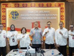 Inspek Wilayah III Kementerian ATR/BPN Kunjungi BPN Sumsel
