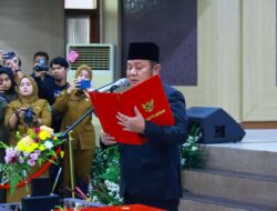 Lantik 154 Pejabat Pemprov Sumsel, Gubernur Herman Deru Beri Pesan Ini