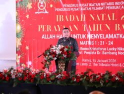 Hadiri Perayaan Natal, Ossy Dermawan: Notaris dan PPAT Punya Peran Strategis Hadirkan Negara bagi Masyarakat