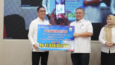 Ratu Dewa Cairkan Dana Tunjangan dan THR Rp47 Miliar untuk Guru