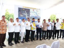 Sekda Palembang Dampingi Komisi V DPR RI Tinjau Proyek Pengendalian Banjir Sungai Bendung