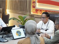 Perkuat Kolaborasi, Kakanwil BPN Sumsel Terima Audiensi Bank Mandiri Kanwil II Palembang