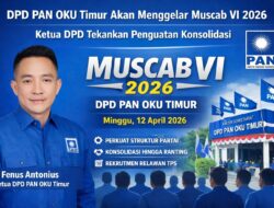 Siap Gelar Muscab VI 2026, DPD PAN OKU Timur Fokus Perkuat Struktur Organisasi