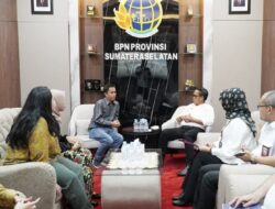 Kakanwil BPN Sumsel Terima Perwakilan Unsri, Bahas Peluang Kerjasama