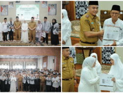 Sekda Palembang Pimpin Pelepasan Jemaah Haji PGRI, Doakan Jadi Haji Mabrur