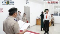Perkuat SDM Pertanahan, BPN Sumsel Gelar Pengangkatan Sumpah Janji Asisten Surveyor Kadastral