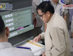 Sidak Pelayanan hingga Pembinaan, Kakanwil BPN Sumsel Kunjungi Kantah OKI