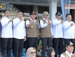 Wamen Ossy Dermawan Ikuti Apel Siaga Karhutla Sumsel 2026