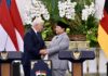 Prabowo Sambut Kunjungan Kenegaraan Presiden Jerman Frank-Walter Steinmeier di Istana Merdeka