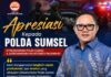 PGK Sumsel Apresiasi Polda Sumsel yang Gagalkan Penyelundupan Sabu 10,583 Kilogram