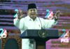 Prabowo: Dukungan Kemerdekaan Palestina Tidak Bisa Ditawar