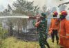 BPBD Muba Padamkan Karhutla Seluas Tiga Hektare di Kecamatan Sekayu