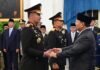 Prabowo Lantik Suyudi Ario Seto dan Wahyu Hadiningrat sebagai Kapolri dan Wakapolri